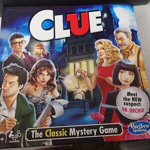 Clue The Classic Mystery Game with new suspect Dr Orchid